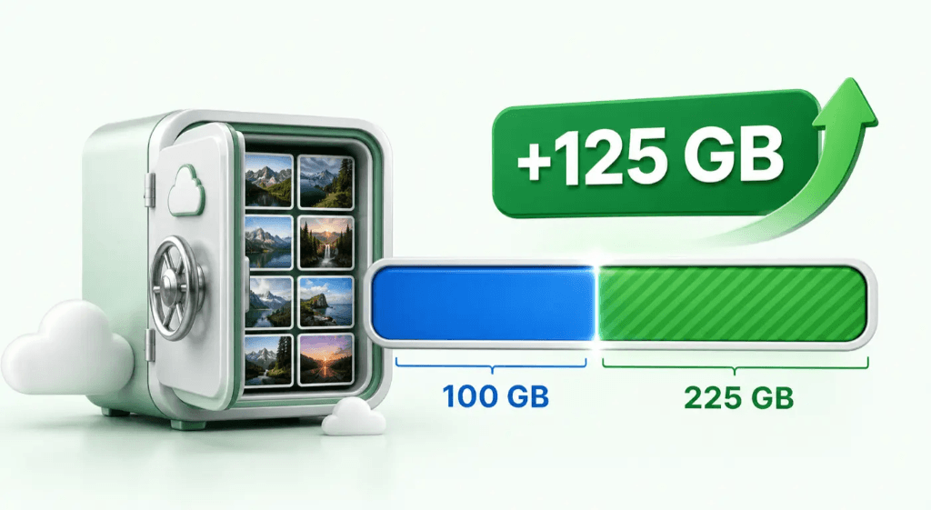 Referral extra storage safe illustration
